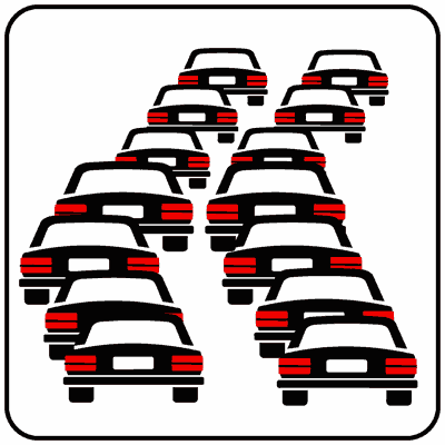 Traffico intenso