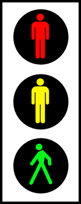 Semaforo pedonale verde