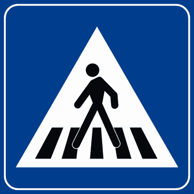 Segnale: Attraversamento pedonale