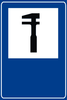 Segnale: Officina meccanica