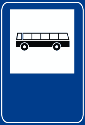 Segnale: Fermata dell'autobus