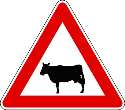 Segnale: Animali domestici vaganti