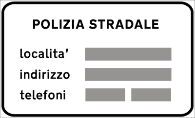 Segnale: Comando di polizia