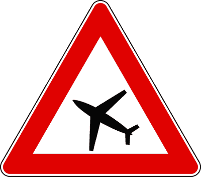 Segnale: Aeromobili a bassa quota