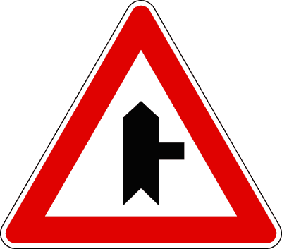 Strada secondaria da destra