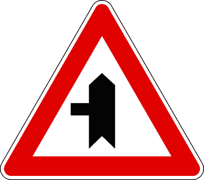 Strada secondaria da sinistra